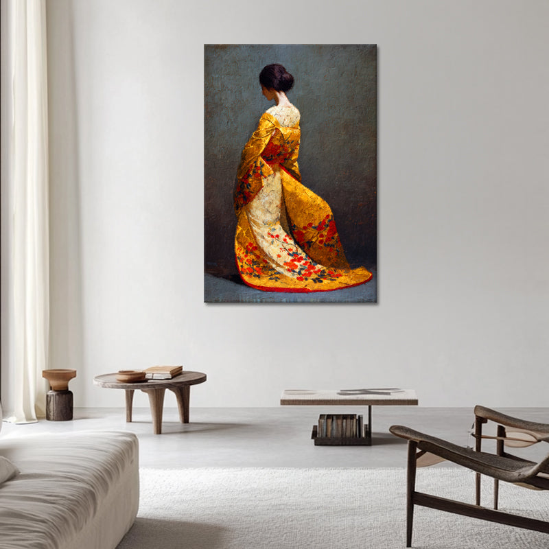 Japanisches Frauenkunstwerk