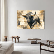 Rennender Stier