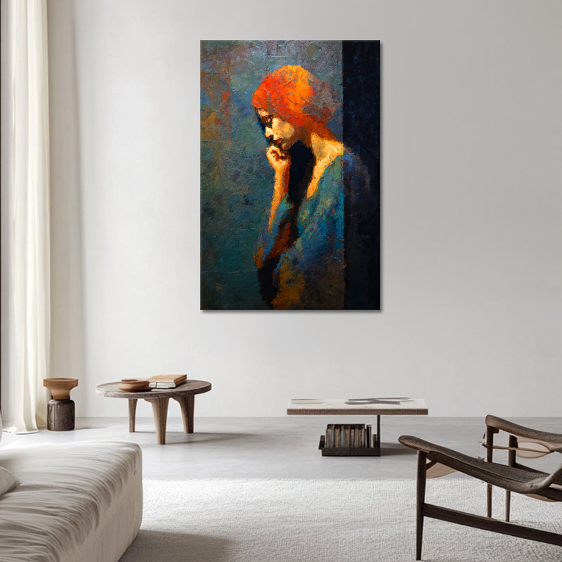 Kunstwerk Frau in Seitenansicht I