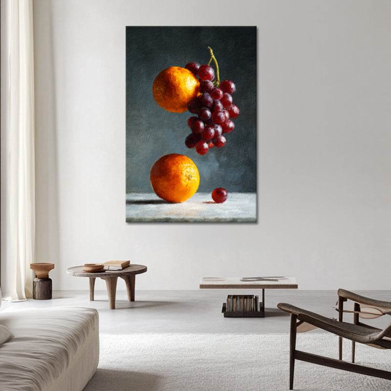 Orangen und Trauben