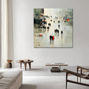 Stadtleben abstrakte Kunst