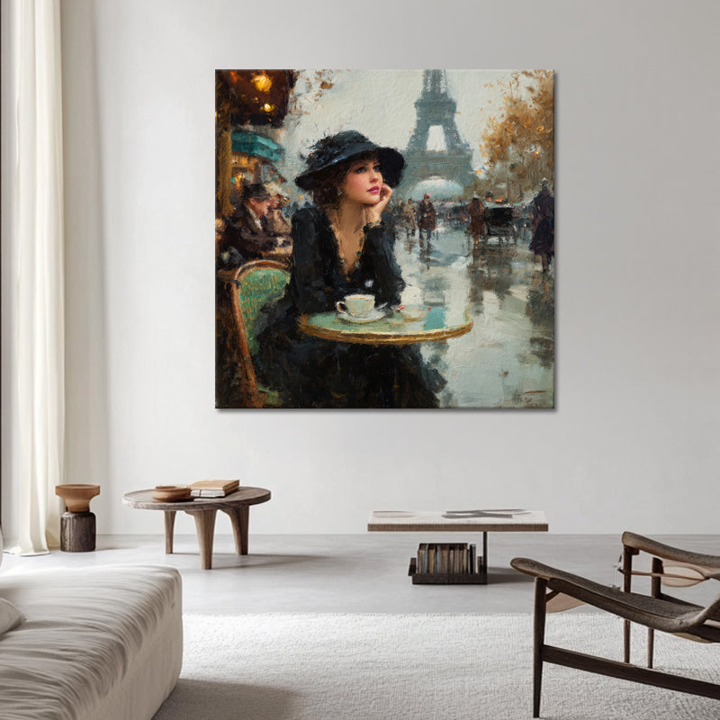Stilvolle Frau in Paris