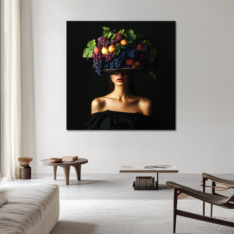 Frau mit Obst