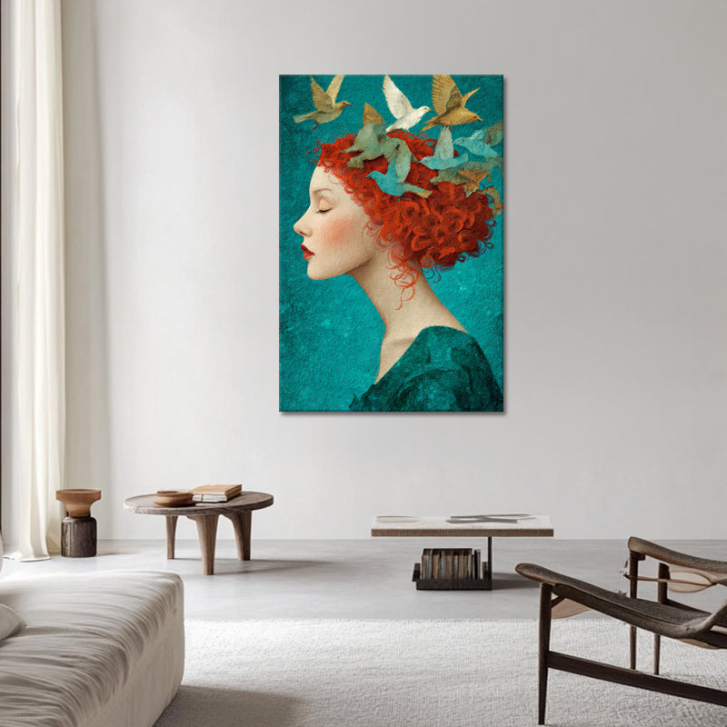 Träumerisches Frauenkunstwerk