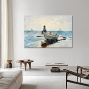 Jungen im Dory-Boot – Winslow Homer