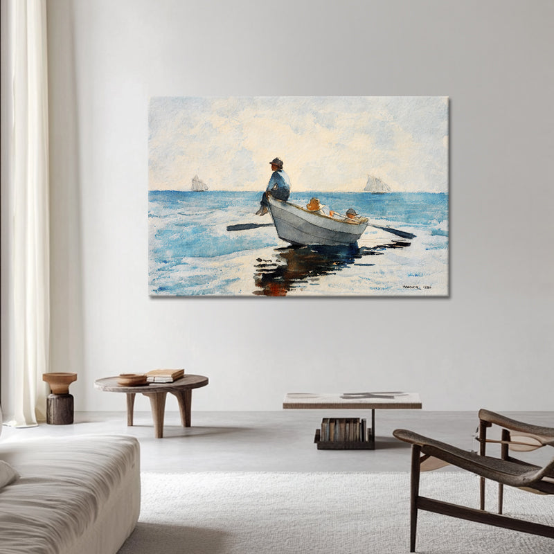 Jungen im Dory-Boot – Winslow Homer