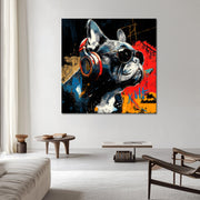 Hunde-Graffiti-Kunst