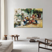 Orangenverkäufer - Joaquín Sorolla