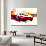 Abstrakter BMW i8