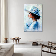 Moderne Frau mit Hut