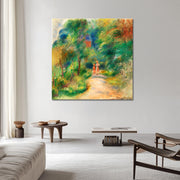 Zwei Figuren auf einem Weg - Pierre-Auguste Renoir