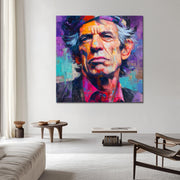 Keith Richards Kunstporträt