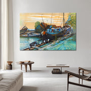 Trockendock bei Durgerdam – Piet Mondriaan