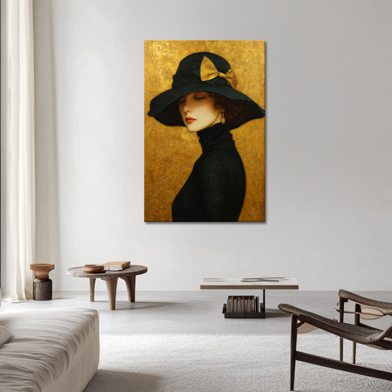Elegante schwarze Mütze