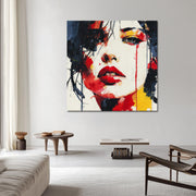 Rote Lippen