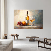 Gemälde Wein & Früchte I