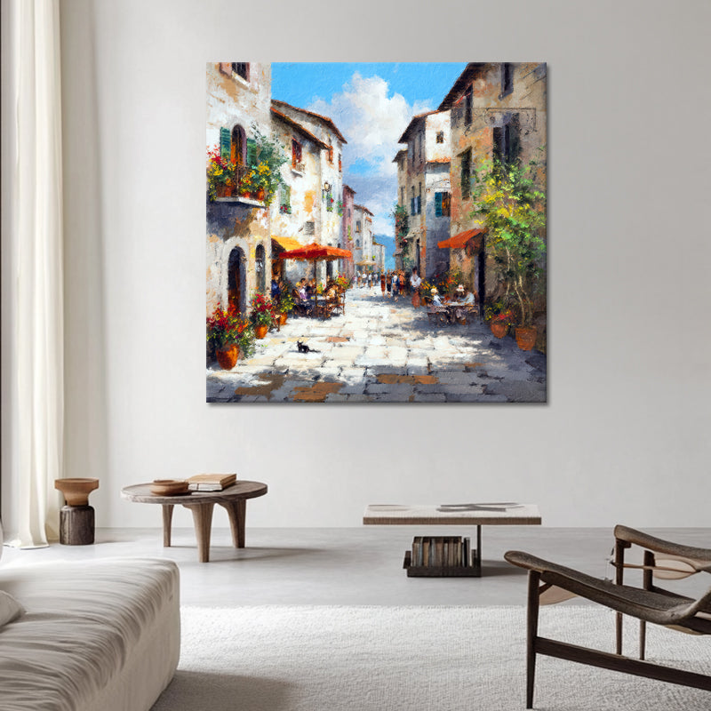 Italienisches Dorf Kunstwerk