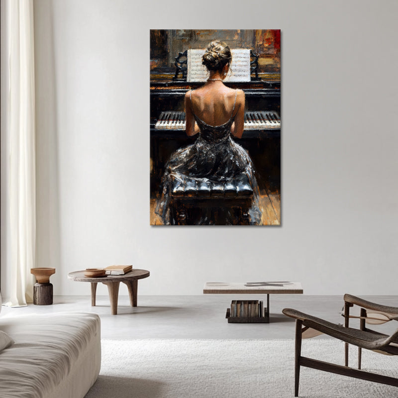 Kunstwerk Pianistin