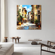 Warme italienische Gasse