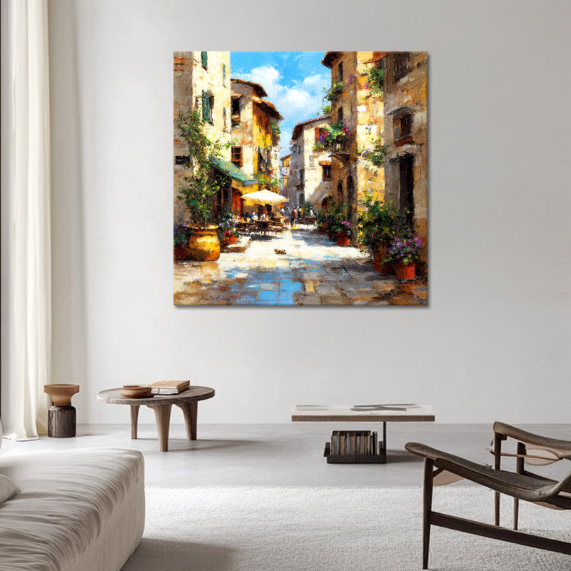 Warme italienische Gasse