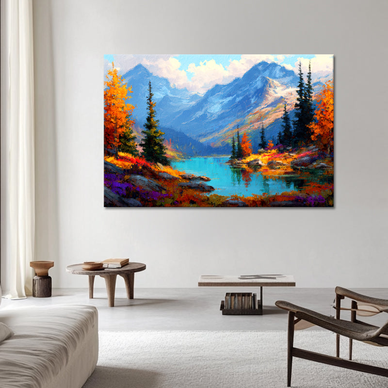 Landschaft mit See