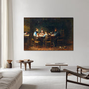 Bauernfamilie bei Tisch - Jozef Israëls