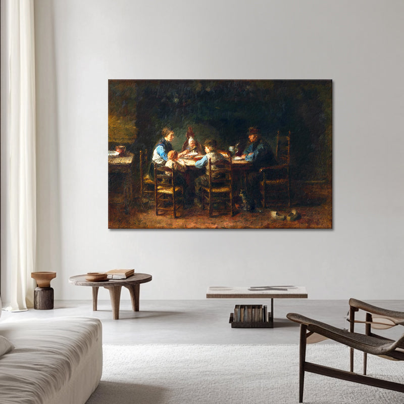 Bauernfamilie bei Tisch - Jozef Israëls