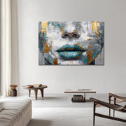 Lippen-Kunstwerk