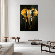 Elefant Abstraktes Kunstwerk