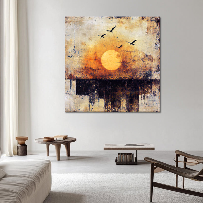 Sonnenuntergang abstrakt