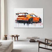 Porsche GT3 RS Automobilkunst
