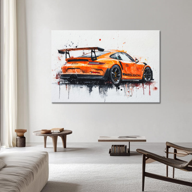 Porsche GT3 RS Automobilkunst