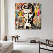 David Bowie-Collage-Kunst