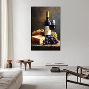 Gemälde Wein & Früchte III