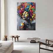 Schöne Frau Graffiti II