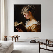 Mädchen, das ein Buch liest I