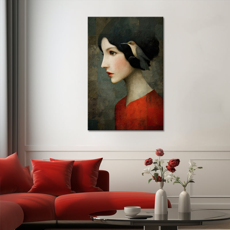 Kolibri-Frauen-Kunstwerk