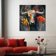 Stier in der Street Art