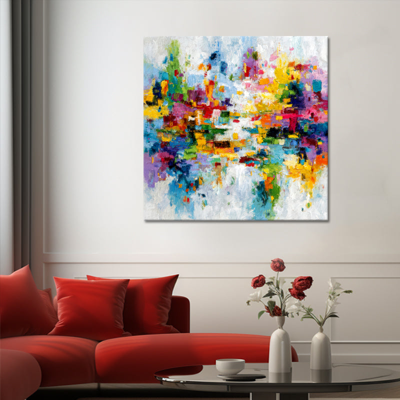 Farbenfrohes abstraktes Kunstwerk