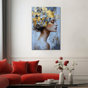 Frau in Gold