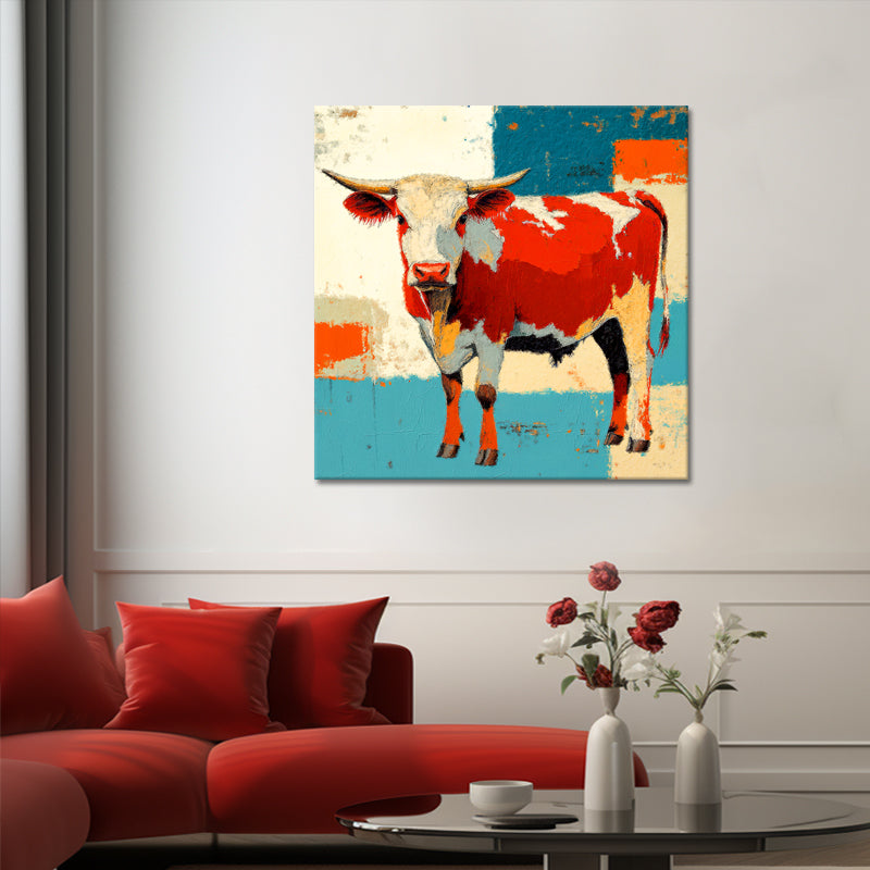 Stier in Bewegung
