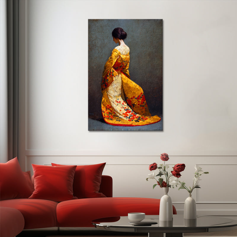 Japanisches Frauenkunstwerk
