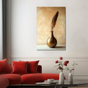 Feder in Vase