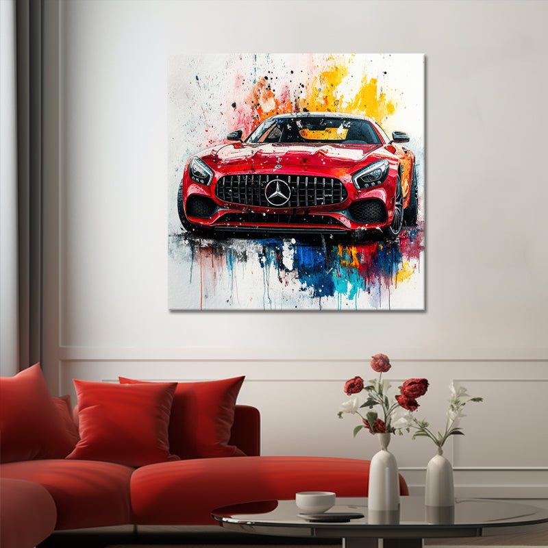 Roter Mercedes-AMG GT