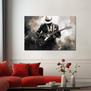 Gitarre spielendes Kunstwerk