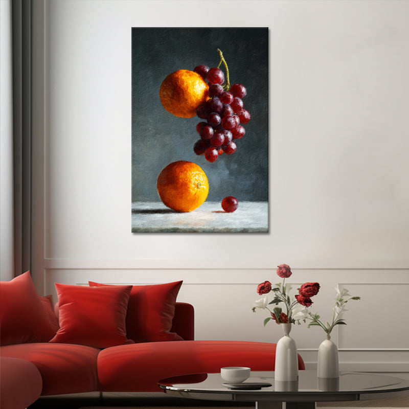 Orangen und Trauben