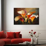 Warme Calla-Lilien