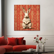 Kaninchen im Vintage-Stil
