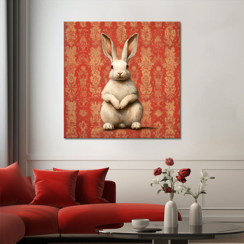 Kaninchen im Vintage-Stil