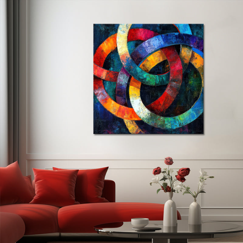 Kunst mit abstrakten Formen